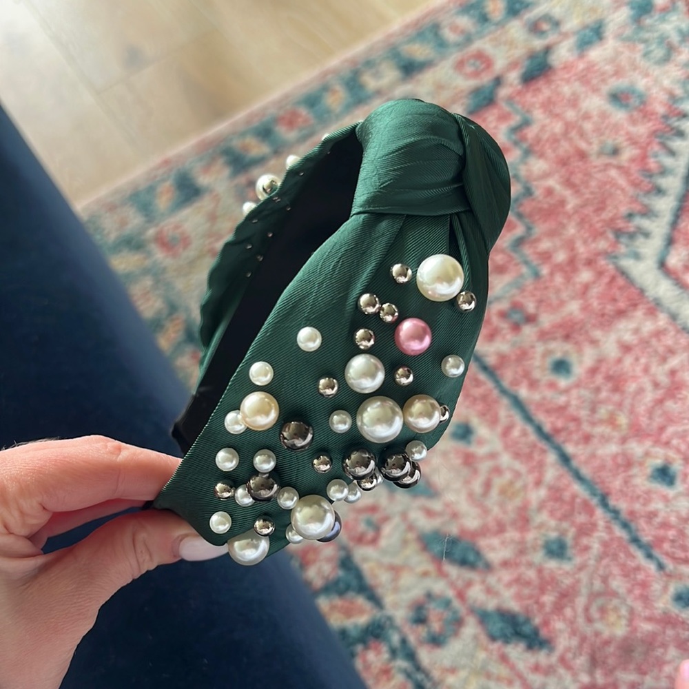 Green Pearl headband